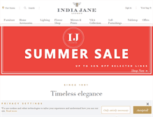 Tablet Screenshot of indiajane.co.uk
